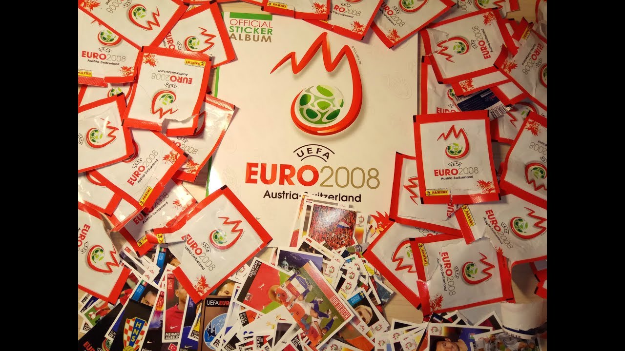 Euro 2008 Panini альбом и 50 пакетов