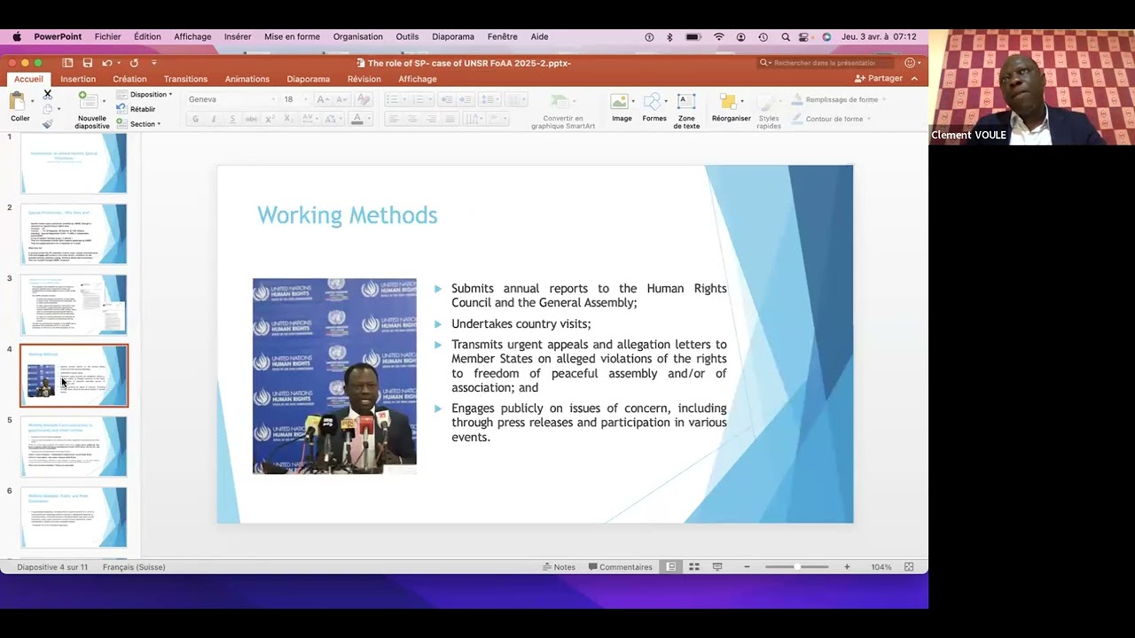 The UN Human Rights Accountability Mechanisms: The Special Procedures