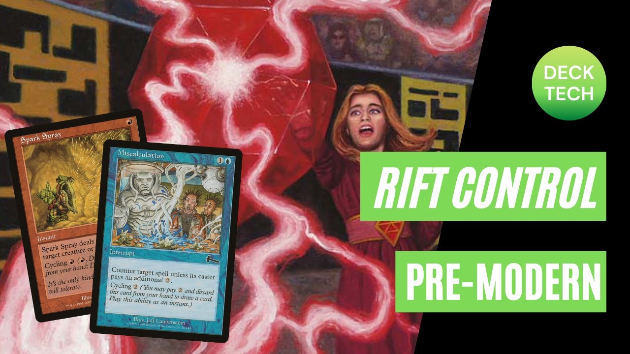 ПРЕМОДЕРН MTG: UR RIFTSTILL CONTROL [Синий Красный Контроль]: Технология Колоды