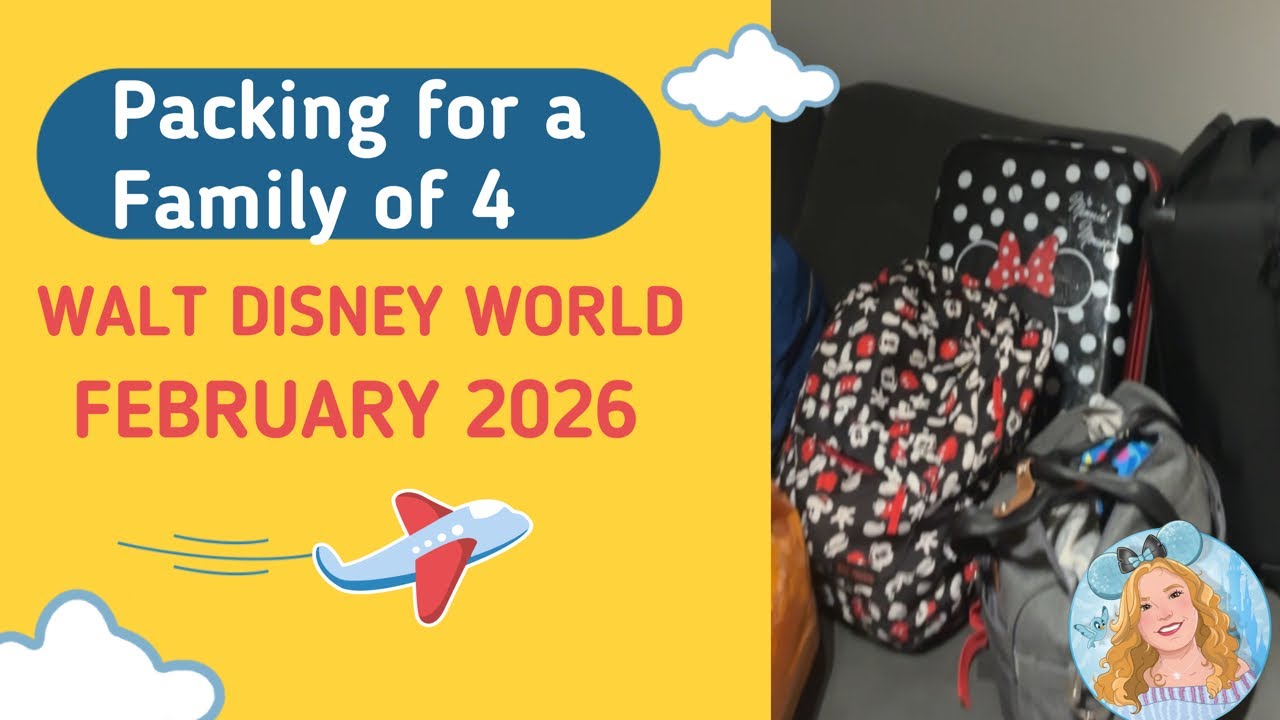 Packing for Walt Disney World | February 2026 | Once Upon Jen Vlogs