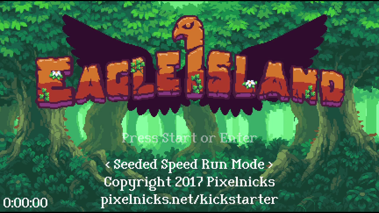 Eagle Island Alpha demo speedrun 1:40