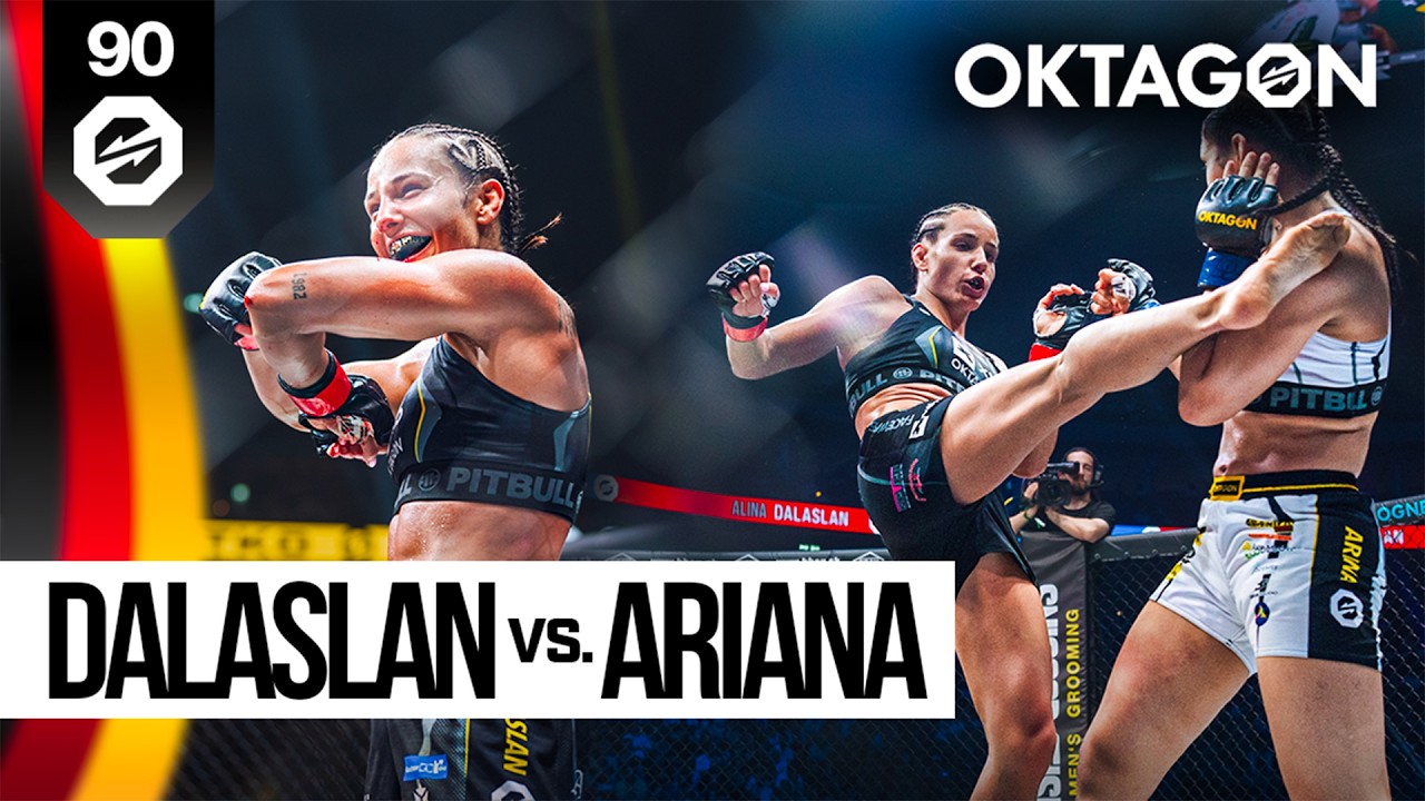Schon wieder dieser t&ouml;dliche ELLBOGEN! DALASLAN vs. ARIANA | FREE FIGHT | OKTAGON 90
