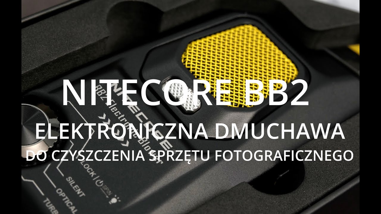 Nitecore BB2 Elektroniczna dmuchawa do czyszczenia sprzętu fotograficznego i filmowego