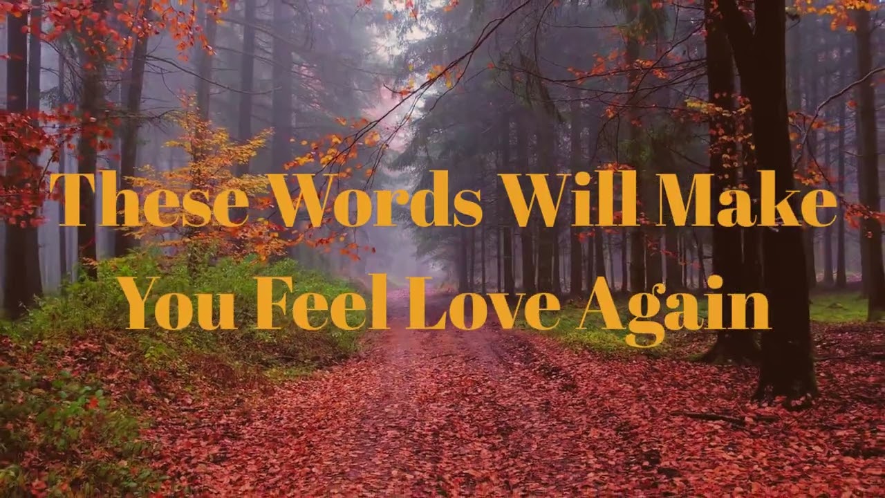 These Words Will Make You Feel Love Again