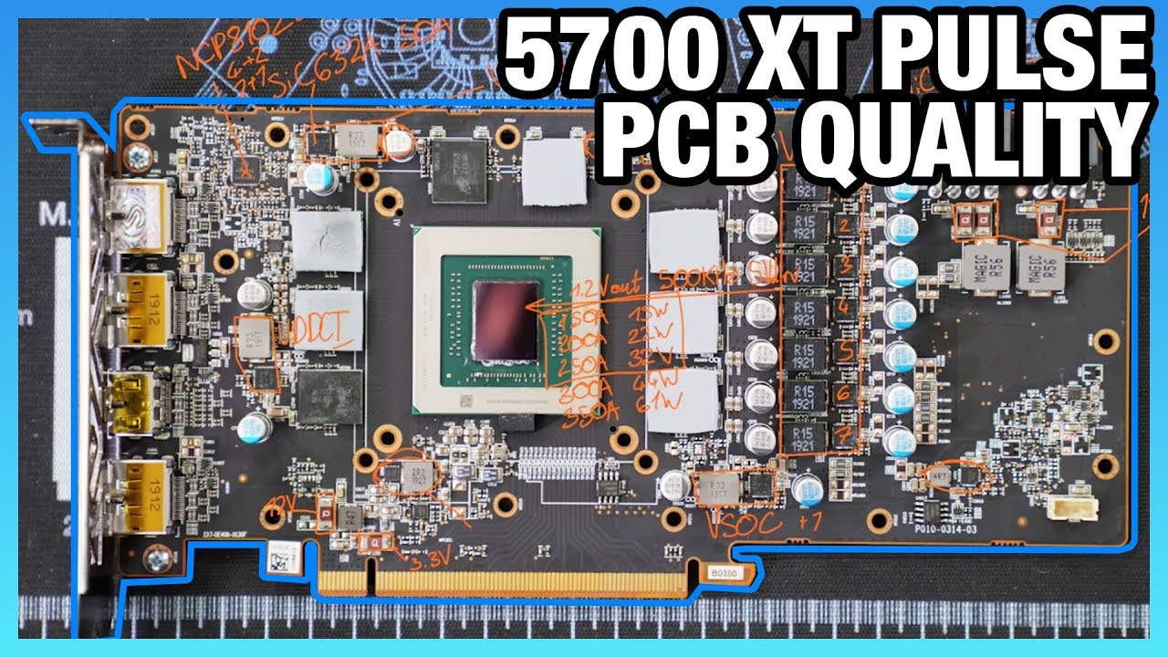 PCB Analysis of Sapphire RX 5700 XT Pulse: Cost-Effective Navi