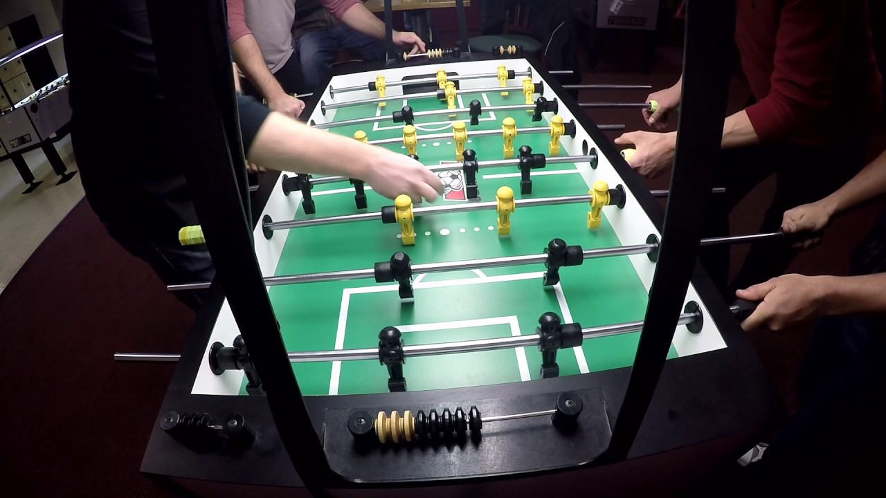 Patrick and Andrew vs Mikey and Fabian Chicago Foosball Tournament 12/9/16