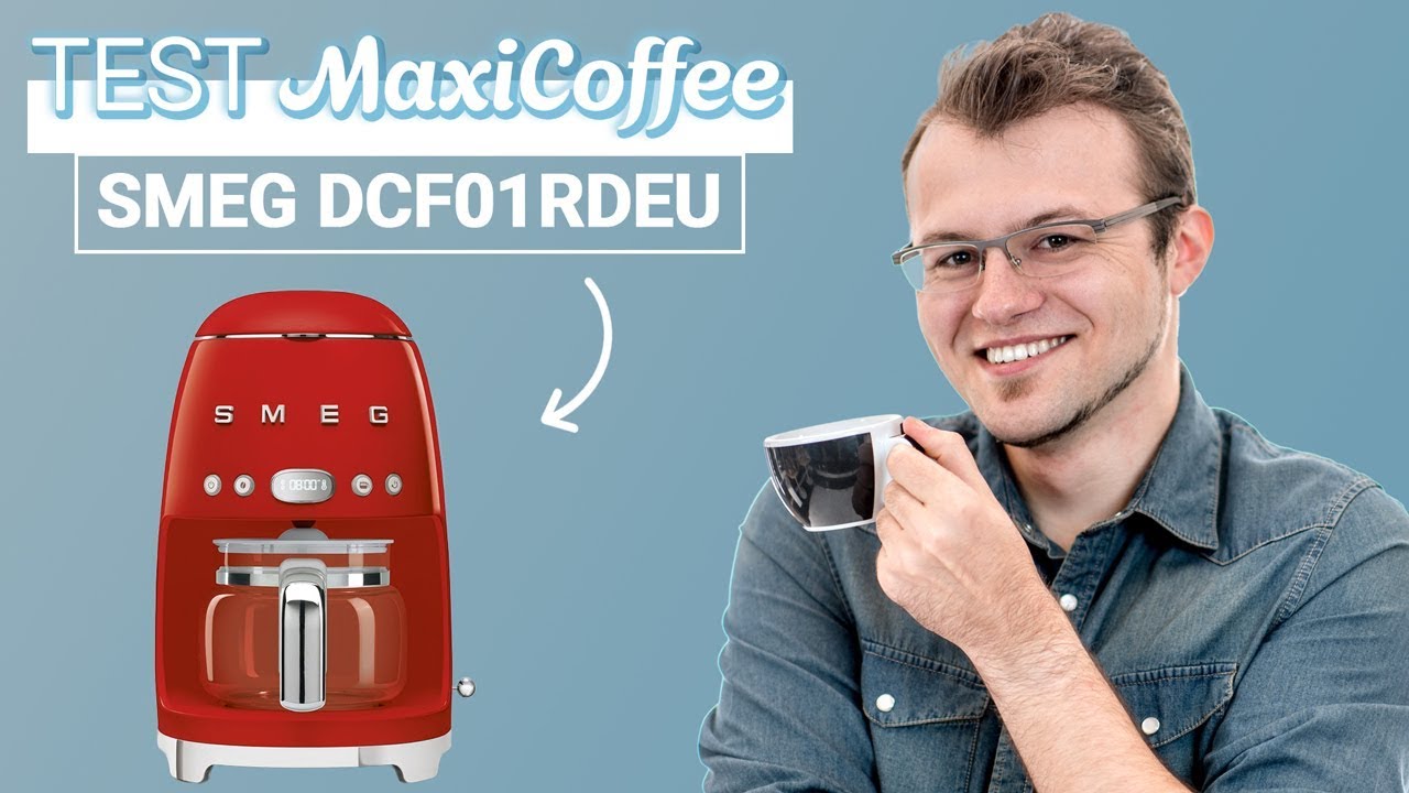 SMEG DCF01RDEU rouge | Cafetière filtre | Le Test MaxiCoffee