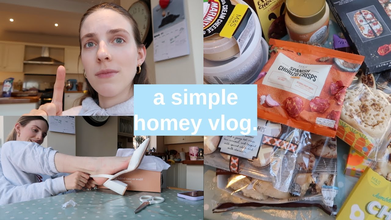 HOME VLOG//M&S haul, wedding shoes and finally feeling like SPRING!!!