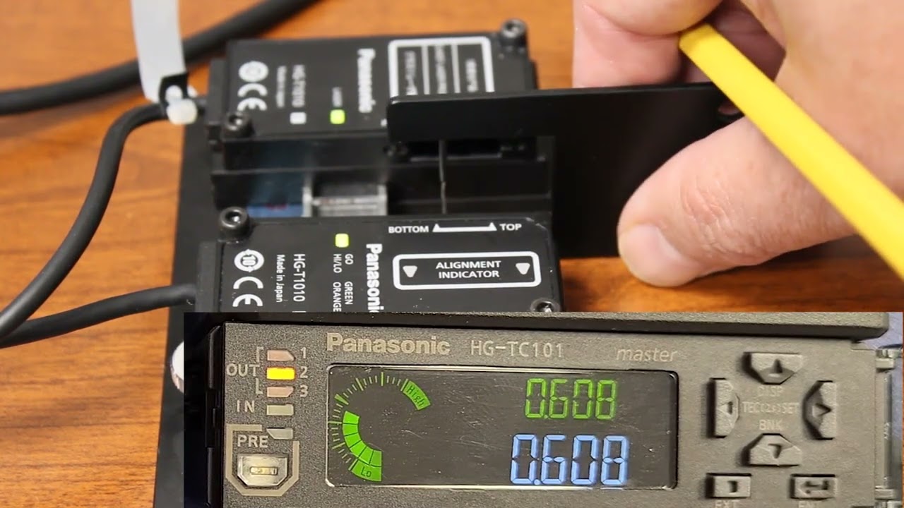 HG-T Series Digital Displacement Sensor Demonstration