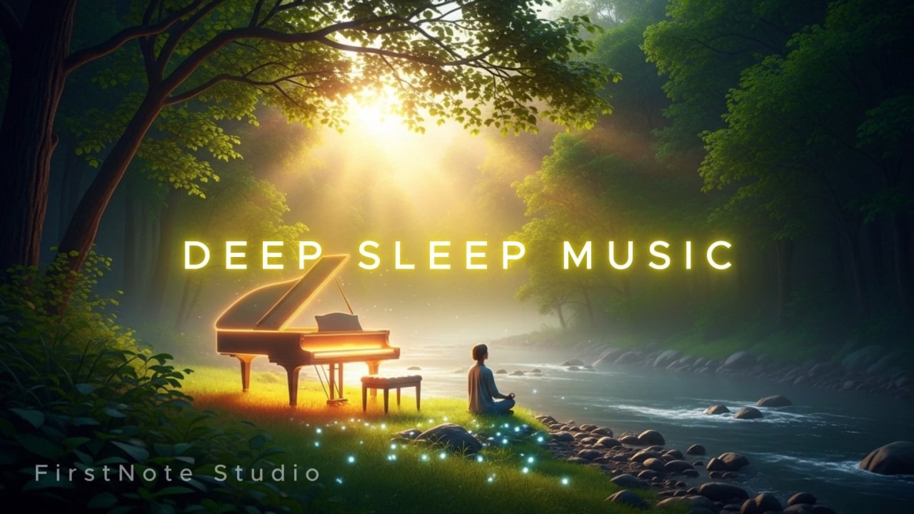 🔴 LIVE 24/7 Deep Sleep Music 🌙 Relaxing Piano & Rain Sounds for Stress Relief & Meditation