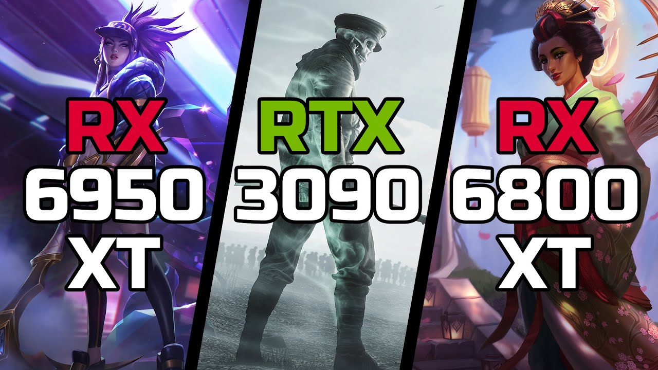 RX 6950 XT vs RTX 3090 vs RX 6800 XT - Test in 19 Games