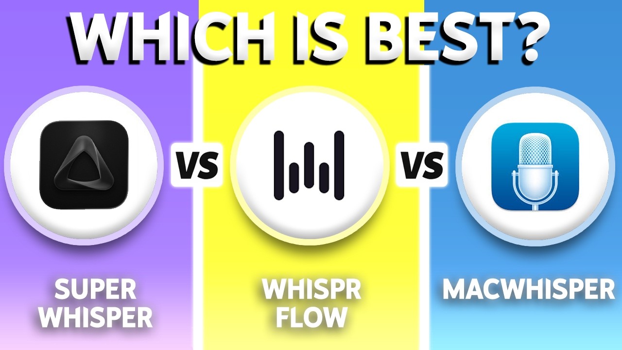 Superwhisper vs Whispr Flow vs MacWhisper (2026) - Which One Is BEST?