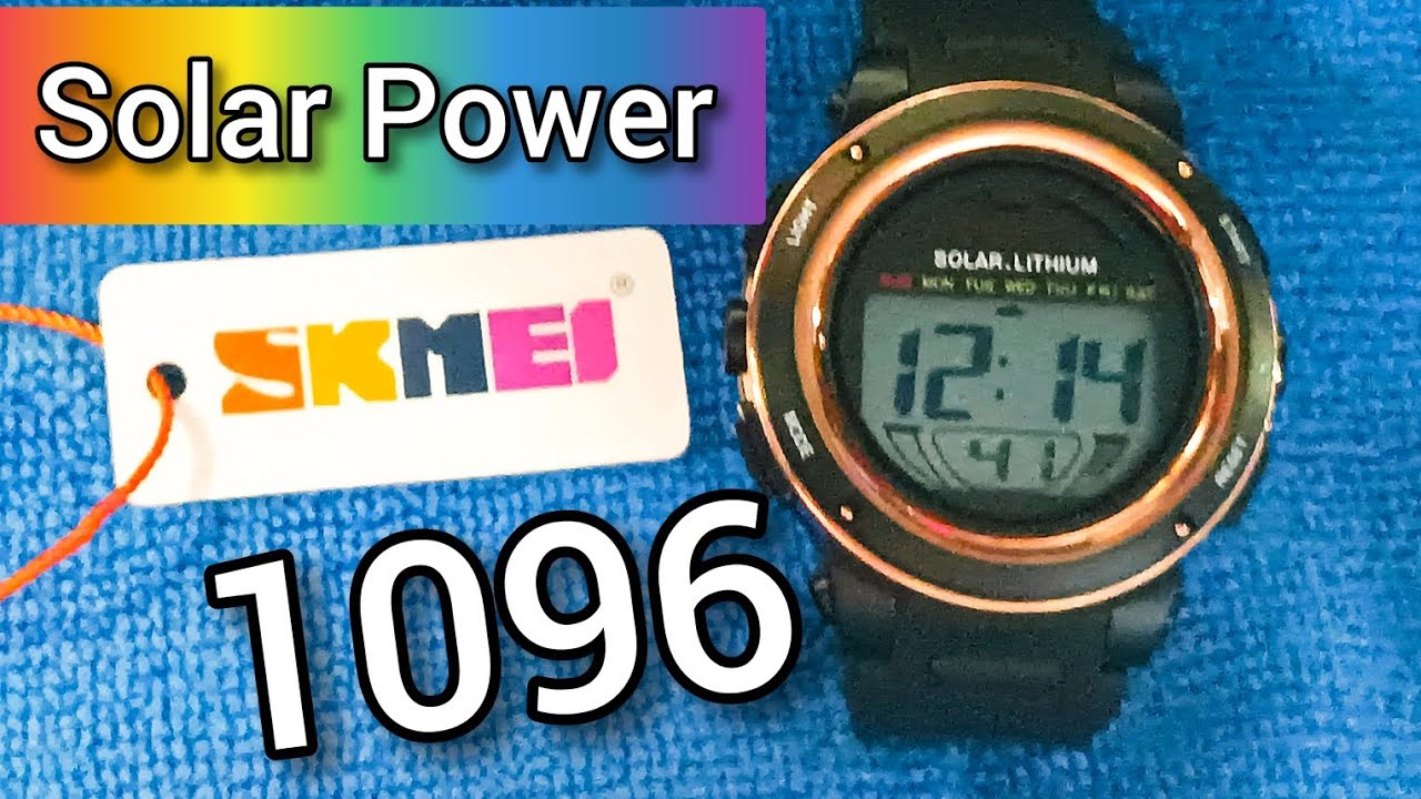 Reloj SKMEI 1096 Solar Power reseña en español