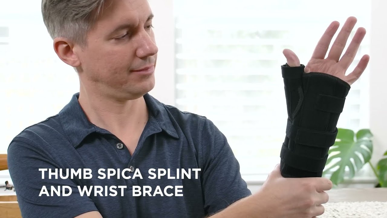 Thumb Spica Splint & Wrist Brace – Both a Wrist Splint and Thumb Splint to Support Sprains
