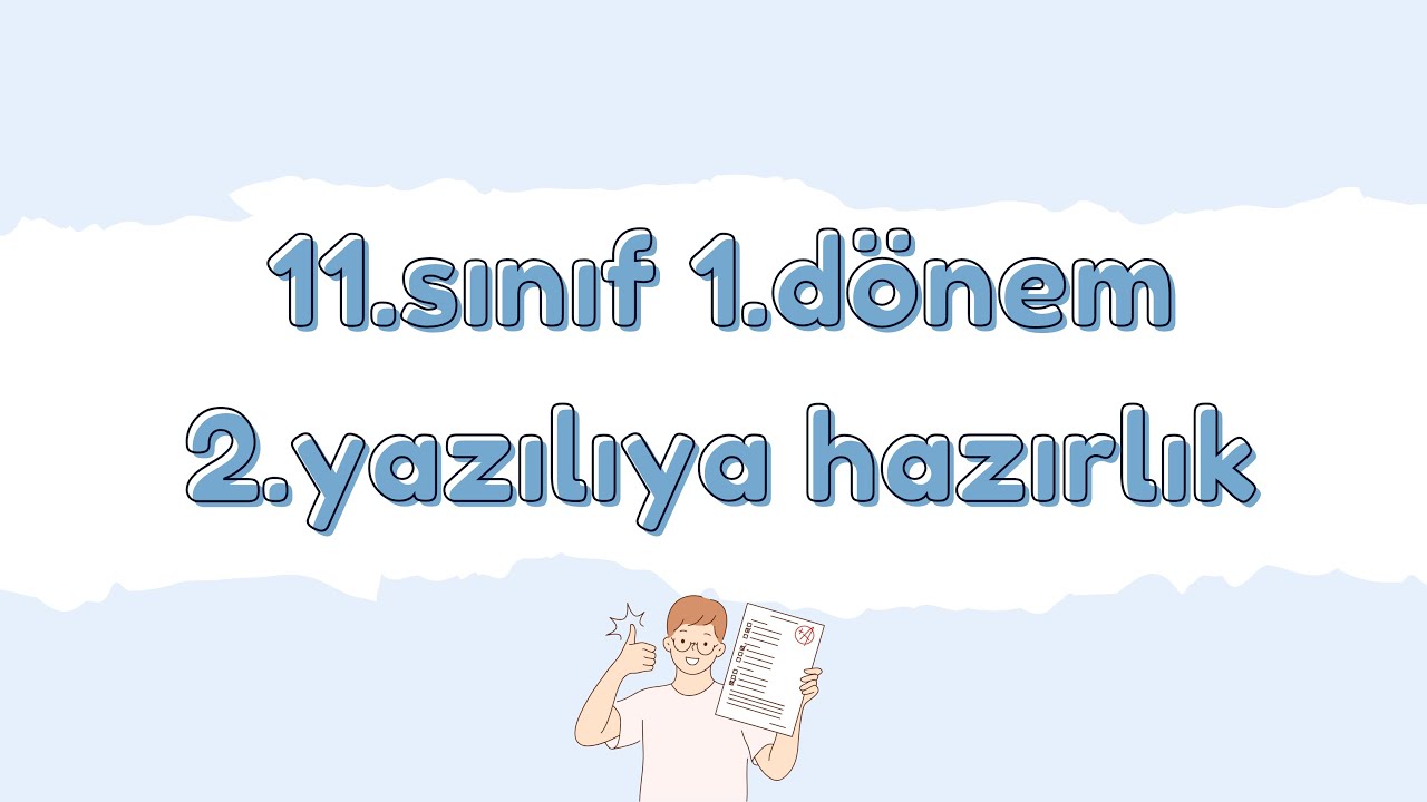 11.Sınıf Almanca 1.Dönem 2.Yazılıya Hazırlık (2022-2023) + Boş Sınav Örneği