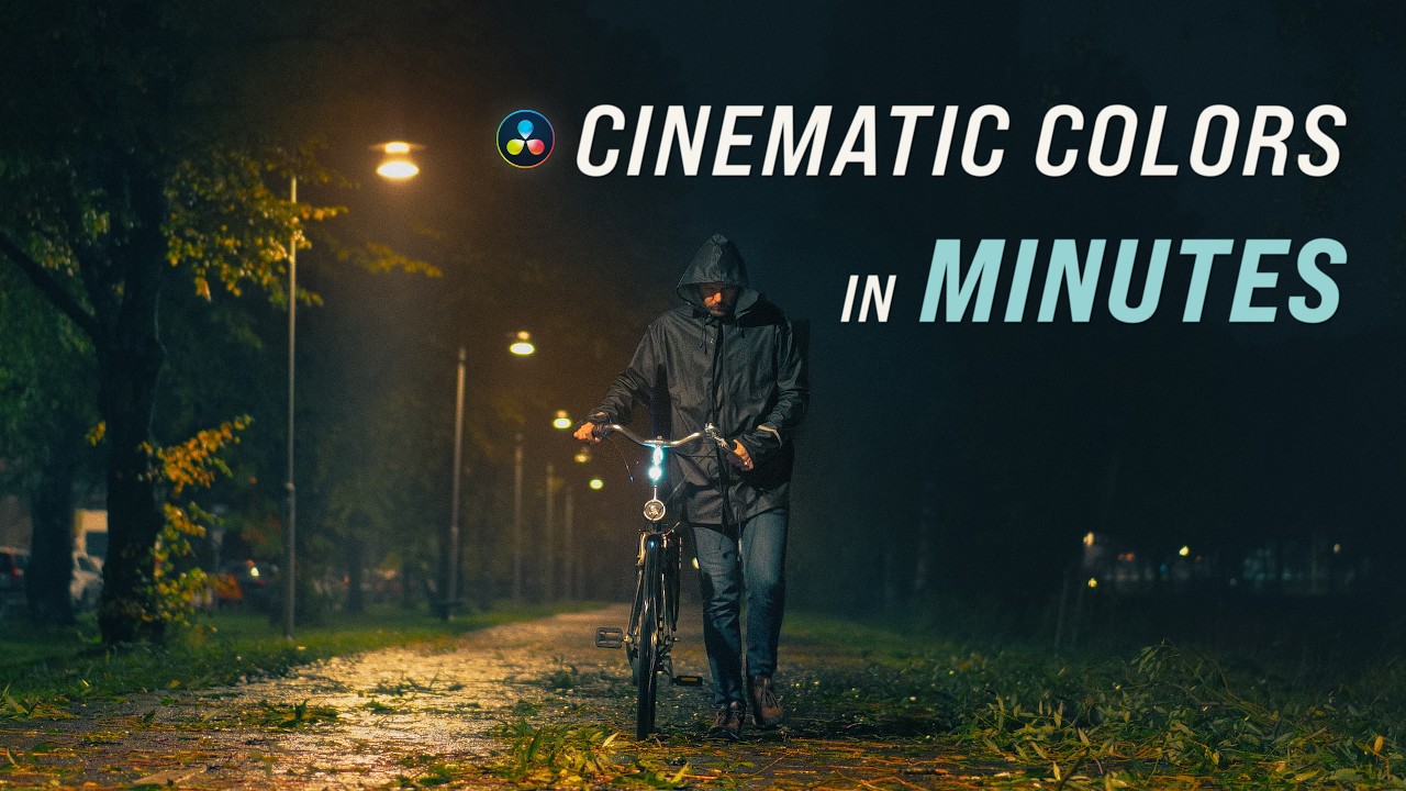 Кинематографическая цветокоррекция в DaVinci Resolve — быстро и легко