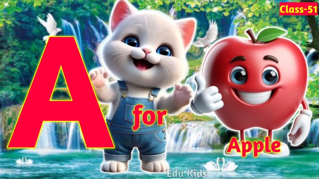 A For Apple |abcd |abc |A for Apple |अ से अनार |क से कबूतर |A से अ #abcd #abc #nurseryrhymes #viral