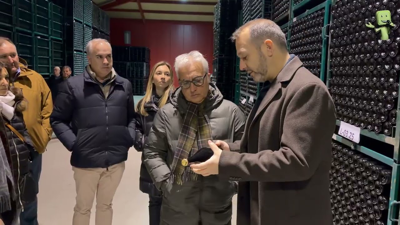 VISITA DE JAVIER RINCON (PP) A LAS BODEGAS LANGA DE CALATAYUD - ESPECIAL ELECCIONES 8F