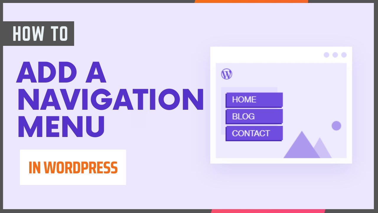 How to Add Navigation Menu in WordPress - Quick Video 2022!