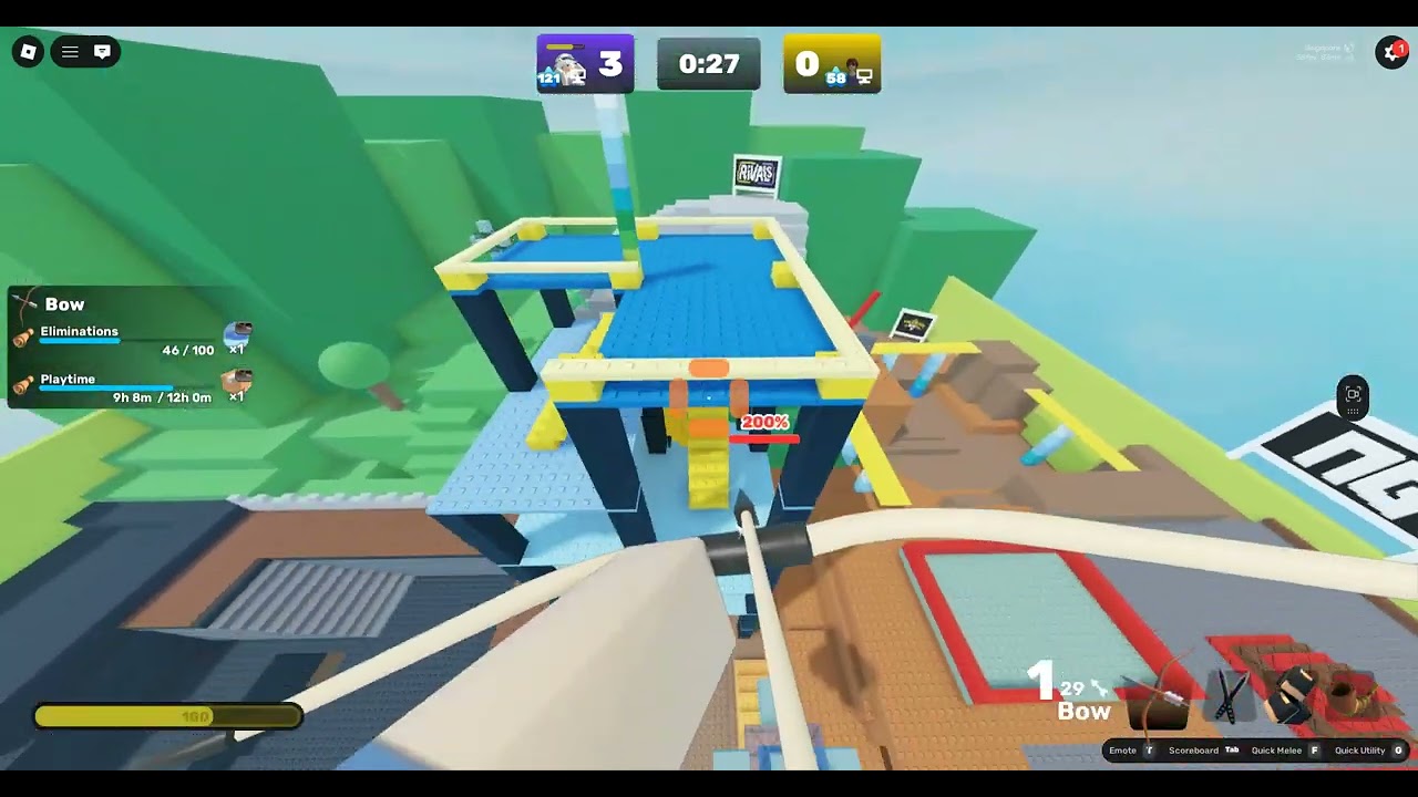 using the worst loadouts in rivals