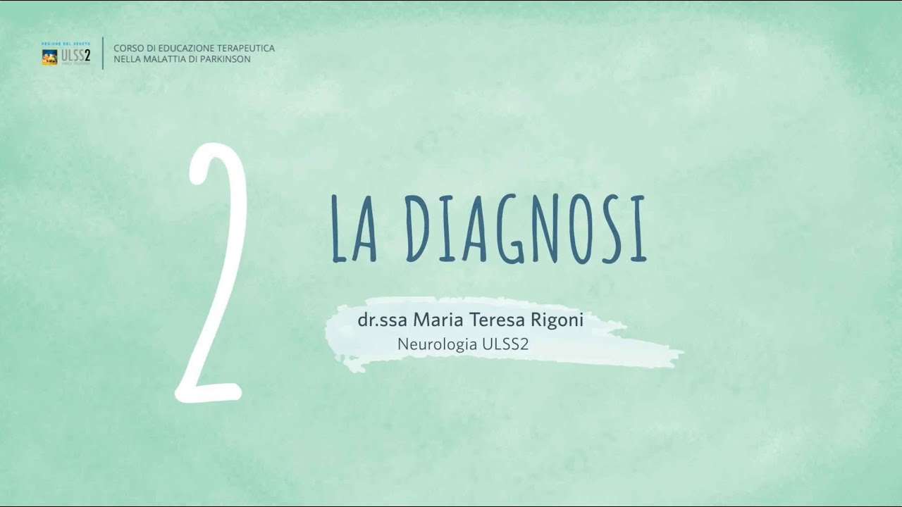 2 Diagnosi della malattia di Parkinson