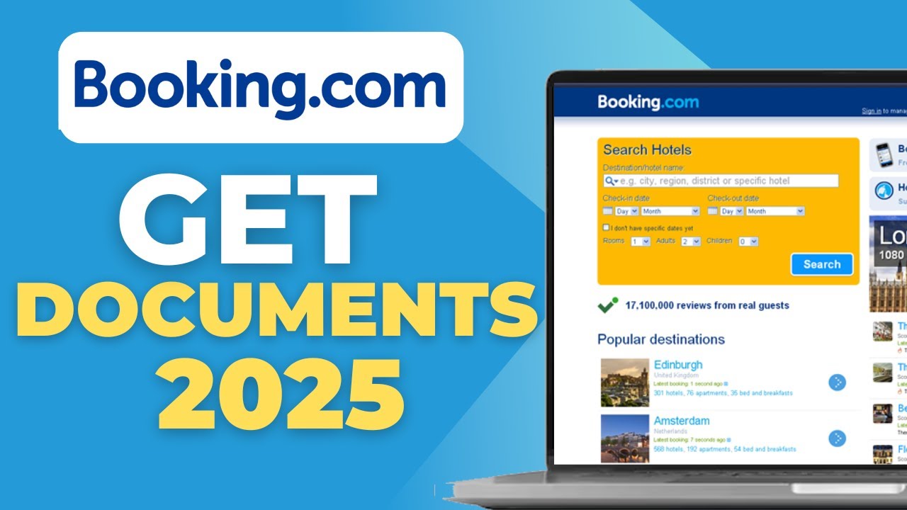 How to Get Booking com Documents Confirmation, Invoices 2025