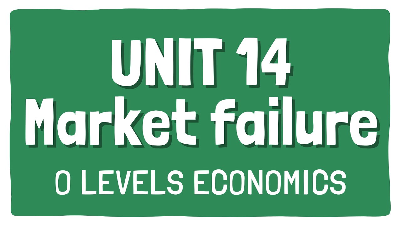 Market Failure | Topic 14 | Section 2 | OLevels Economics 2281 | Subjectics