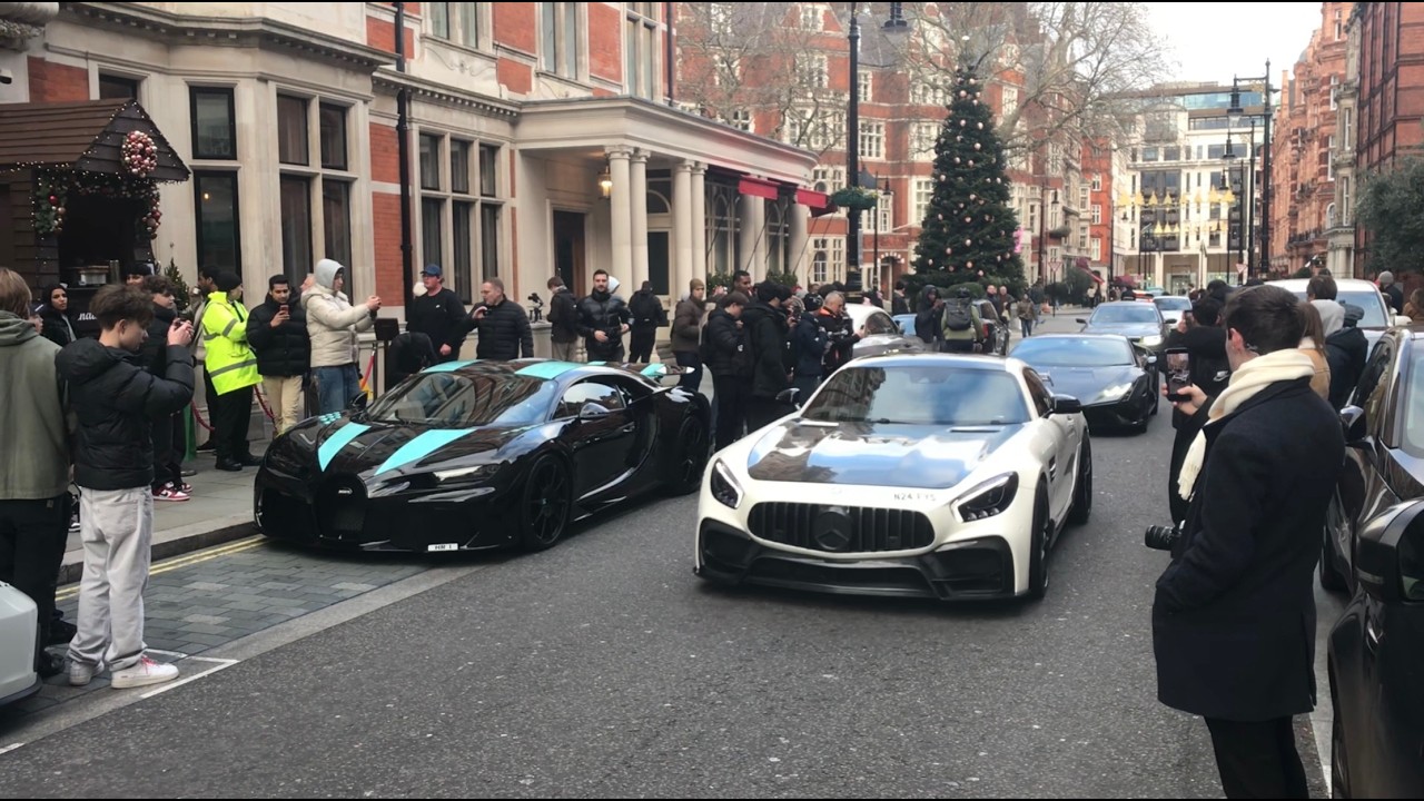 PANDEMONIUM at Supercars in London Car Spotting | Shmee150 657LT, Chiron Super Sport, 12Cilindri...