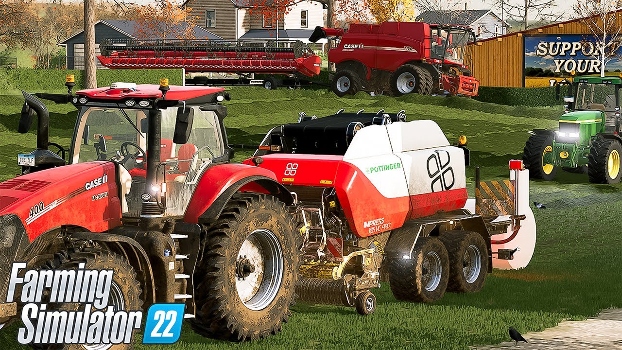 Elmcreek🔹Ep. 21 - 25🔹TWO HOURS of FARMING & MUSIC🔹Farming Simulator 22