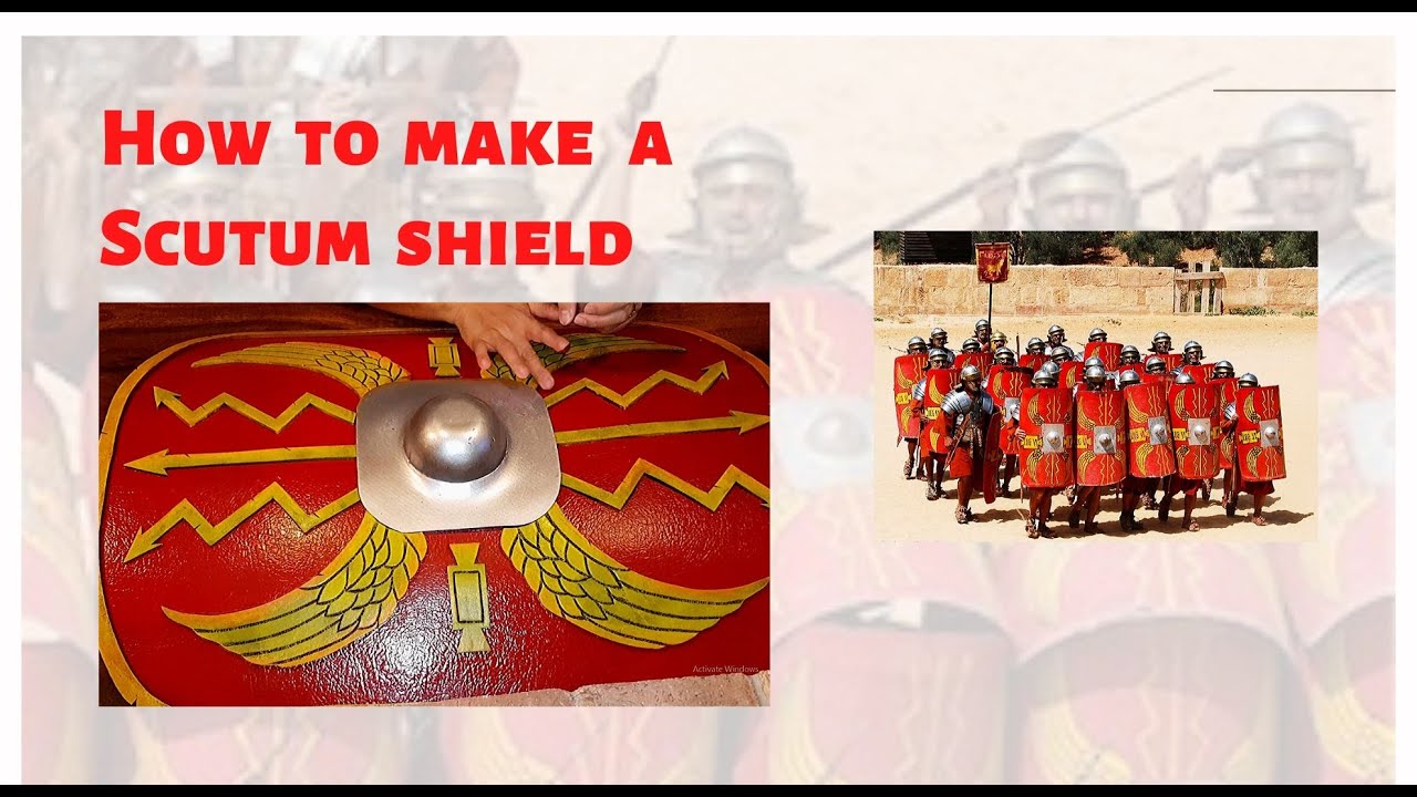 How to make a Roman soldier's Scutum shield out of eva  foam