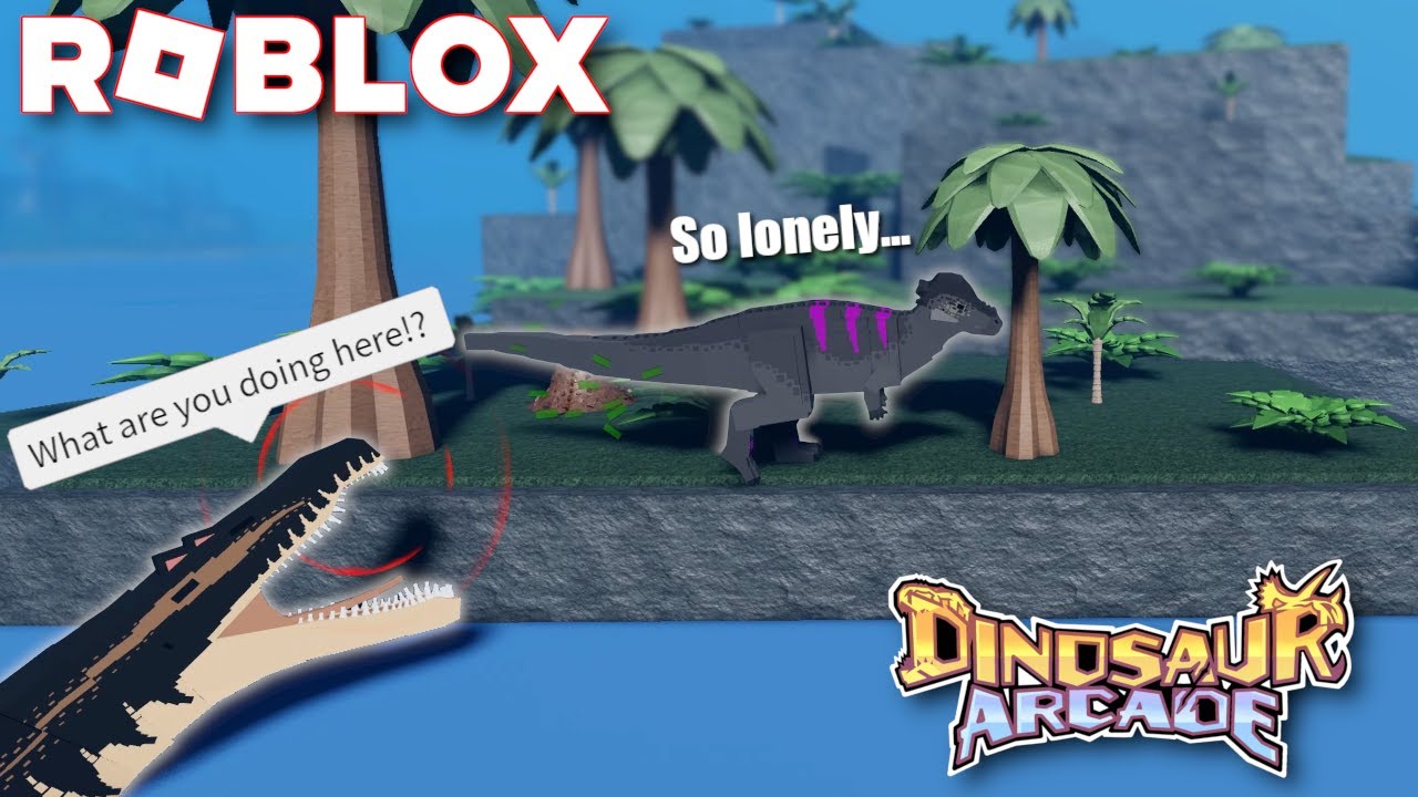 Eldering Pachycephalosaurus, But I Am Stuck On A Small Island! | ROBLOX Dinosaur Arcade