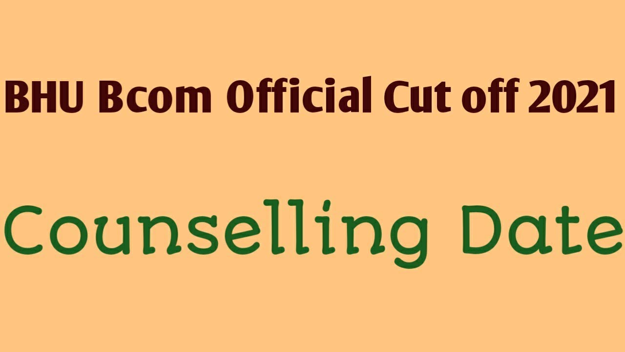 BHU Bcom Official Cut off #bhu #bcom #cutoff