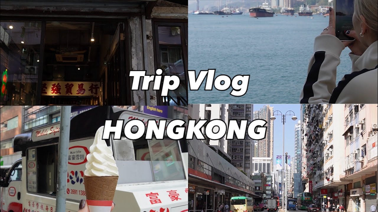 【trip vlog】香港長期滞在｜香港の郊外で、たくさん食べてのんびり過ごす数日間🥮🇭🇰チムサーチョイ、モンコック、香港カフェ、香港フード