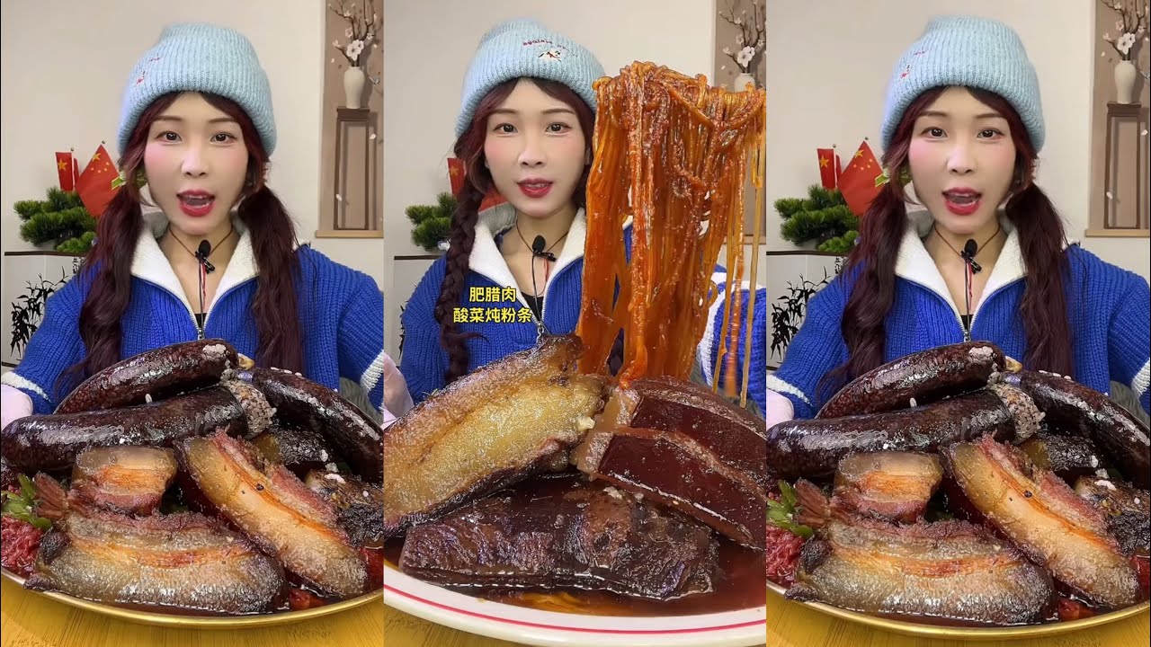 【ASMR】【MUKBANG】紅燒肉 GIANT PORK BELLY | EATING SHOW |CHINESE MUKBANG |食べ |吃播 LOVE ASMR•JENNIE #咀嚼音