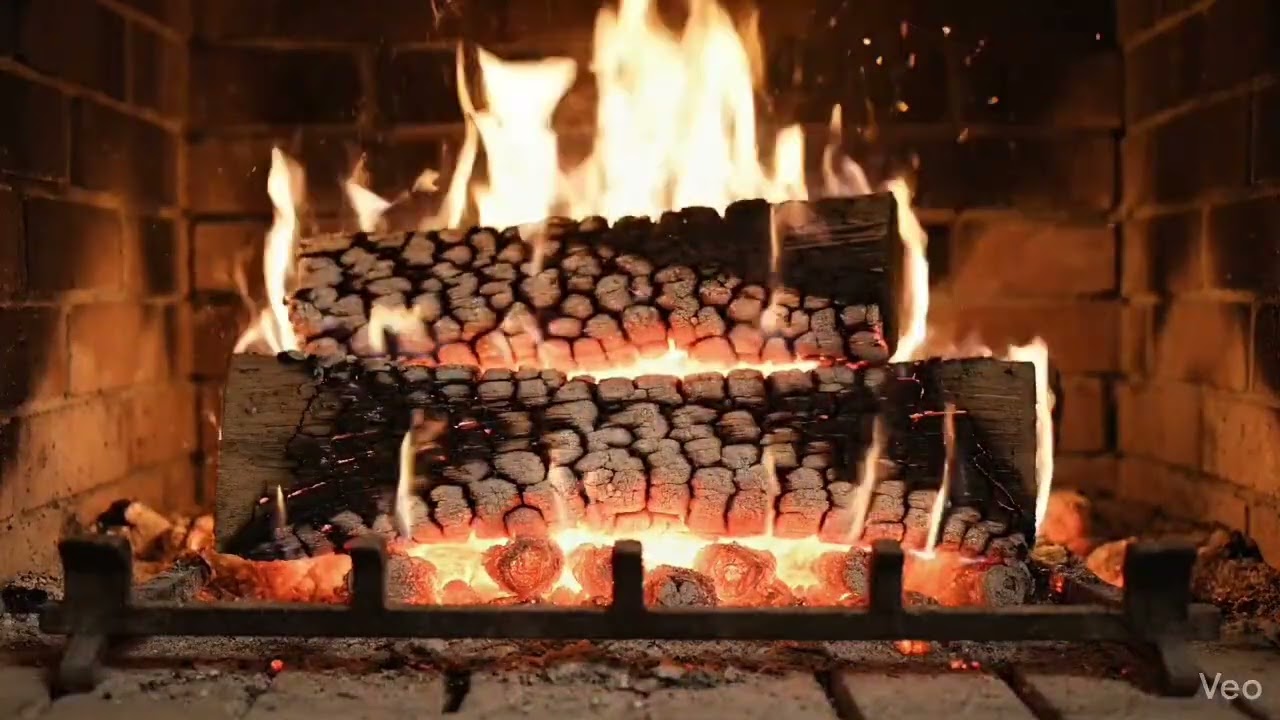 Cozy Fireplace Sounds – Crackling Logs for Sleep, Study, and Deep Relaxation