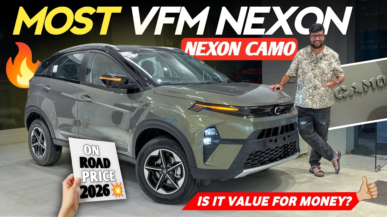 UPDATED!✅ Tata Nexon 2026 New Model | Nexon Camo Edition 🔥 | Nexon Facelift 2026 | Price, Mileage