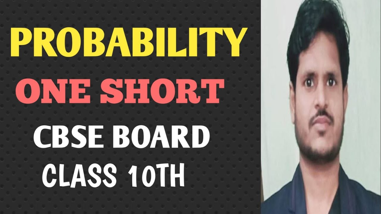 NCERT l Maths Solution|Class 10th|Probability| One Shot||By Dr. Anuj Kumar