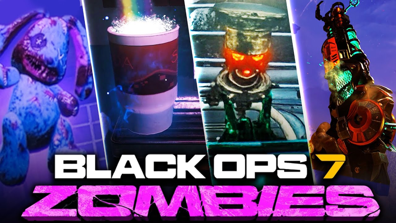 ALL Ashes of the Damned SIDE EASTER EGGS in BO7 ZOMBIES! (TEDD, Raygun MK2, Jumpscare, Soda & More!)