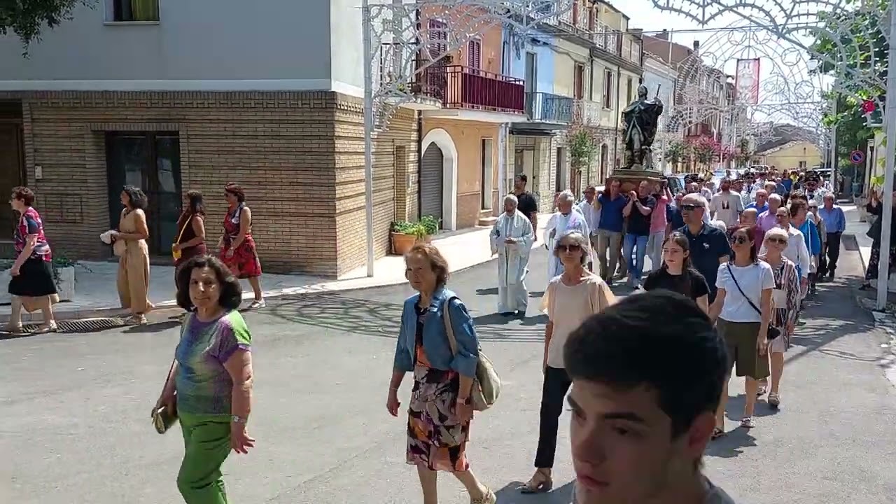 Montorio nei Frentani: Festa di San Rocco: Processione 16.8.2025 (4)