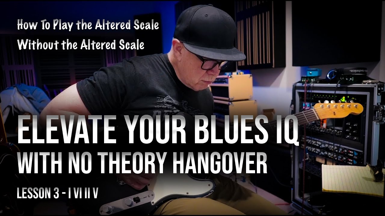 How to Play Altered on the I VI II V Turn Around WITHOUT the Altered Scale!!