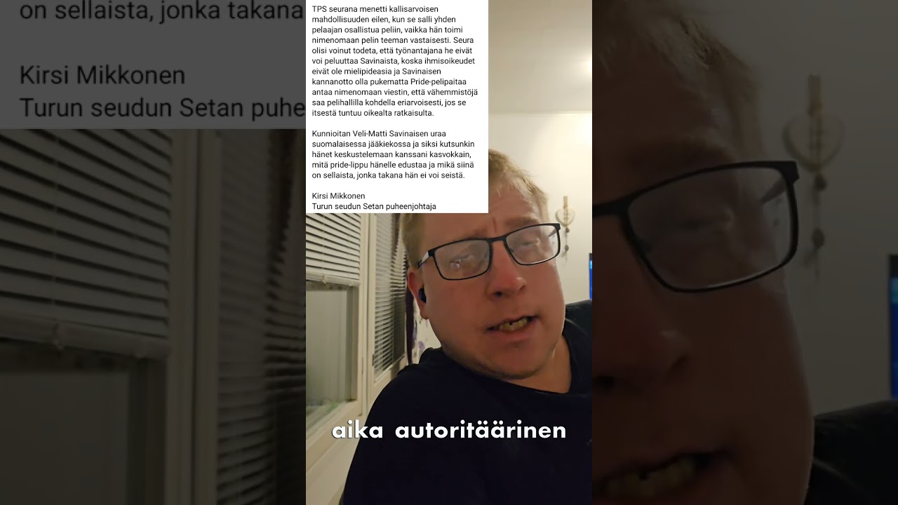 Sm liigan pride sekoilu.