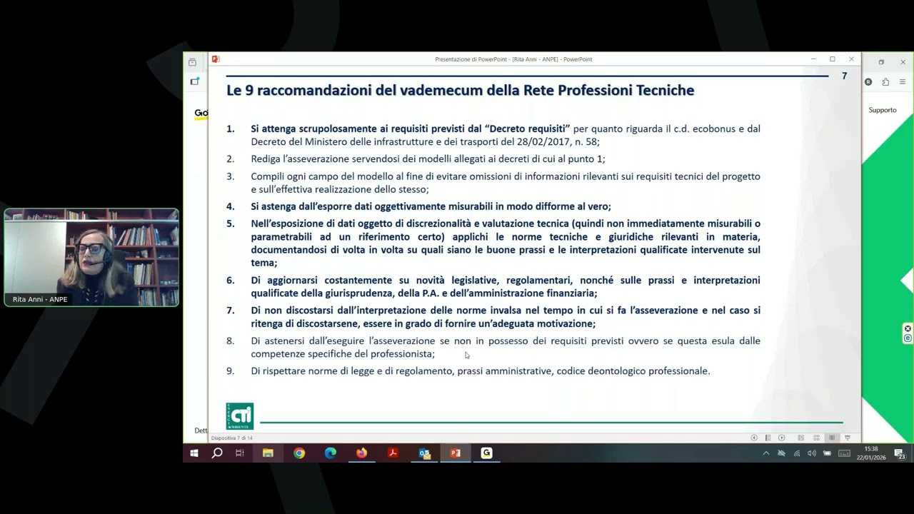 Dalla prova alla firma: responsabilità nella validazione delle prestazioni dichiarate