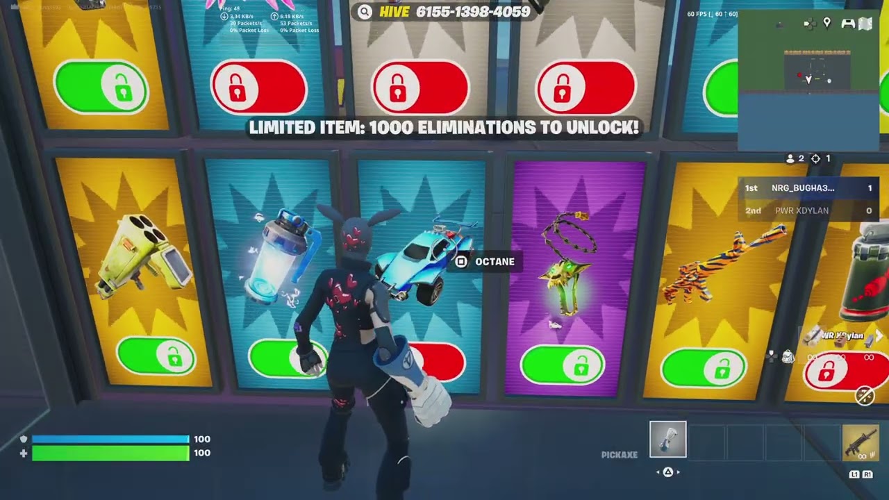 Finding some of the secret weapons in 1V1 with every gun