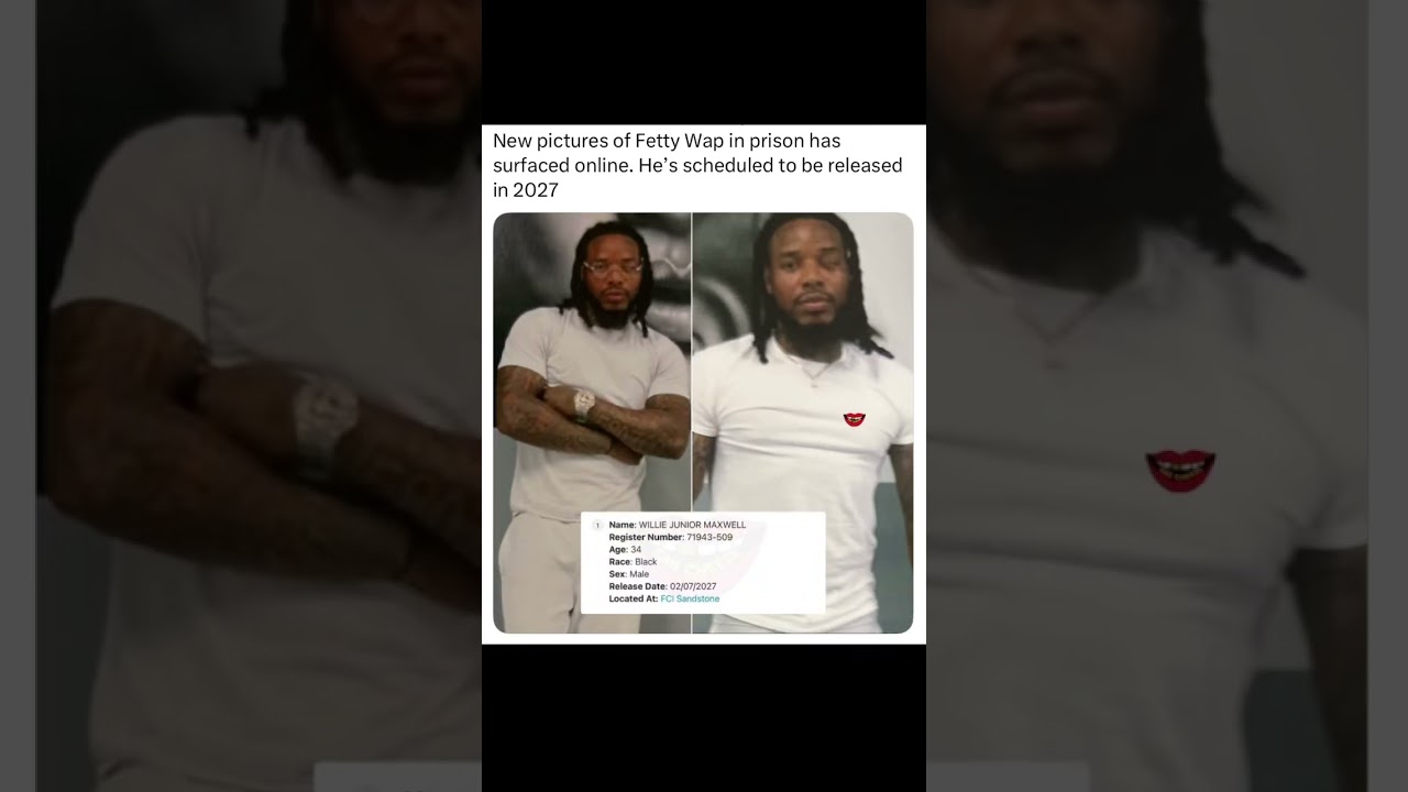 New pictures of Fetty Wap in prison has surfaced online