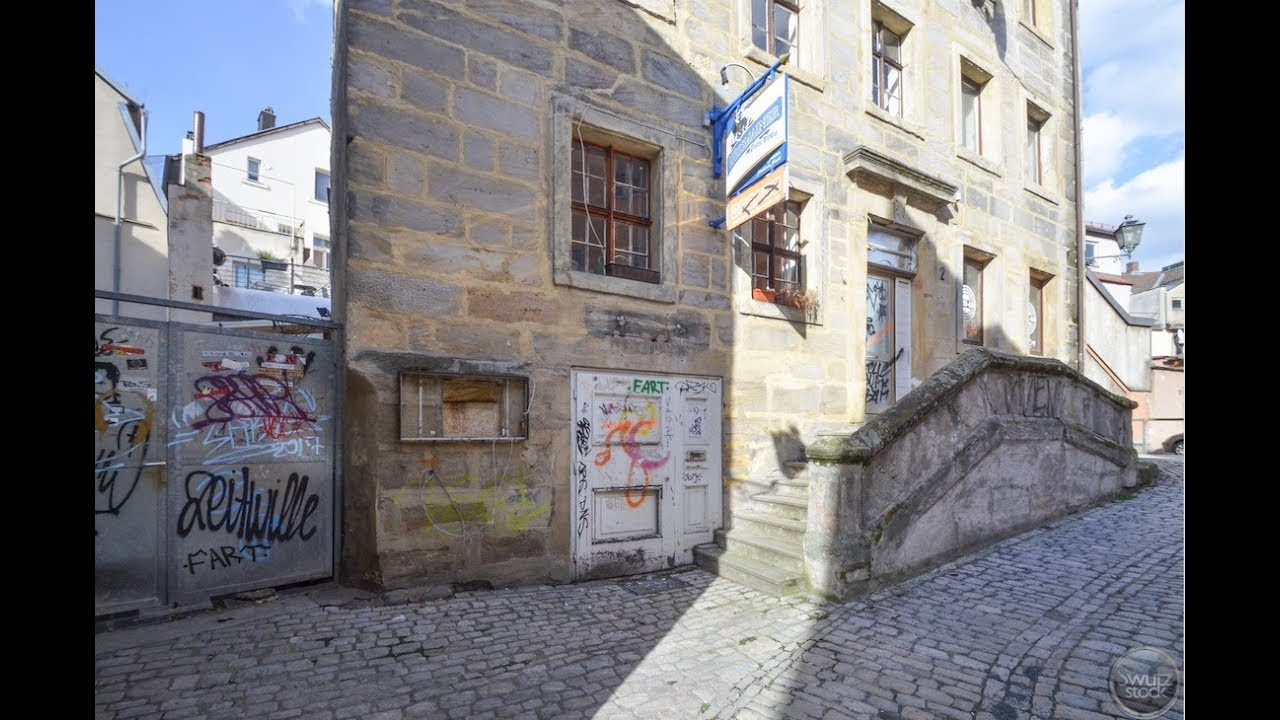 Keller Spitalgasse 2 in Bayreuth damals und März 2019 (Fledermaus, Orange-Club, Stereo-Bar)