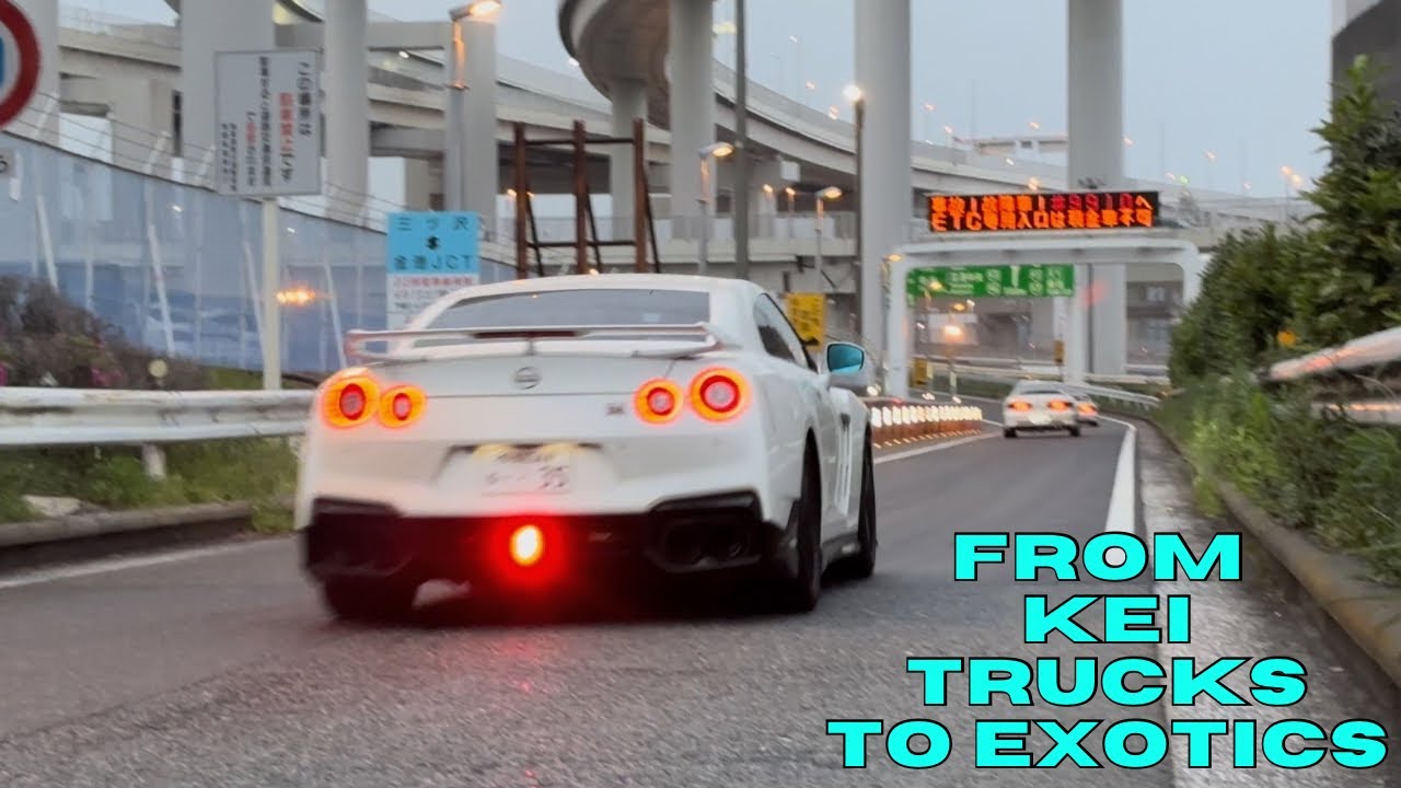 Modified JDM Cars Leaving Famous Daikoku PA (RAW/UnEdited)