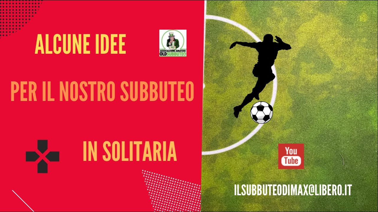 Subbuteo alcune soluzioni