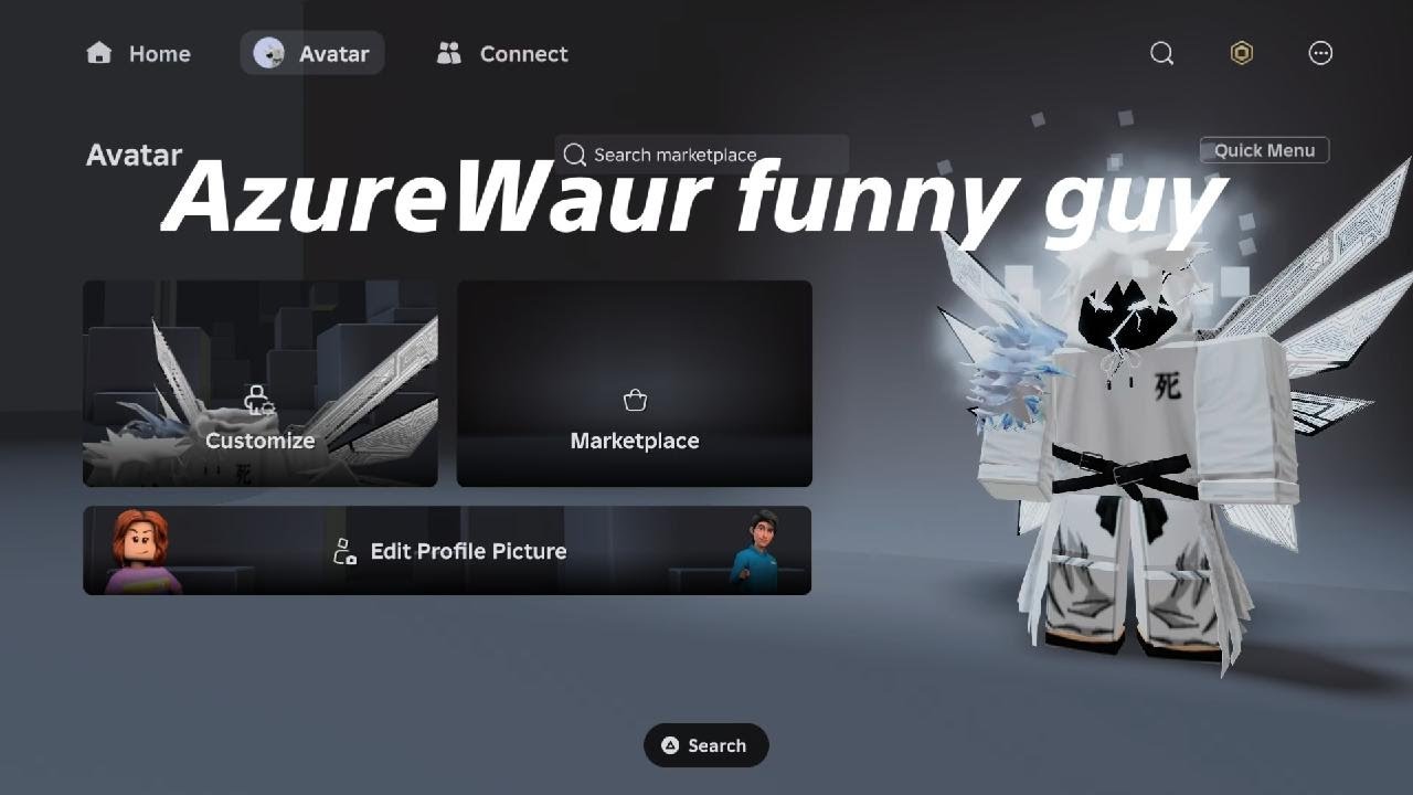 Roblox AzureWaur funny guy
