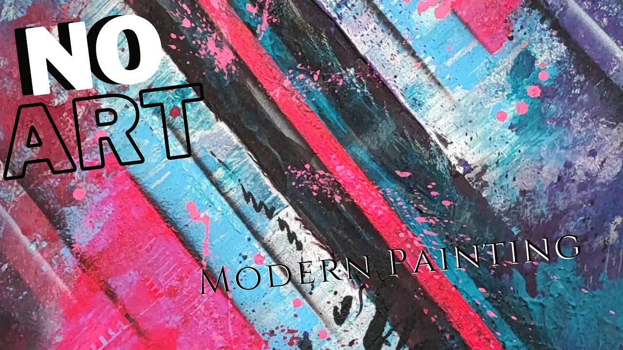 Easy Abstract Painting Demo / Moderne Malerei / Abstrakte Kunst by 