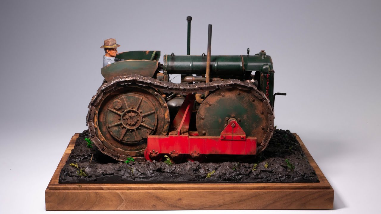 HOW TO BUILD A Tractor Fordson Standard N Roadless 1942 from Scratch in 1/10 Scale // 3D Print